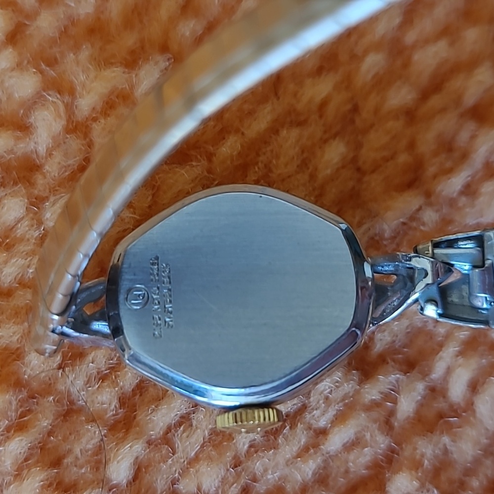 Women's Silver and Gold Watch Waltham - Picture 3 of 5